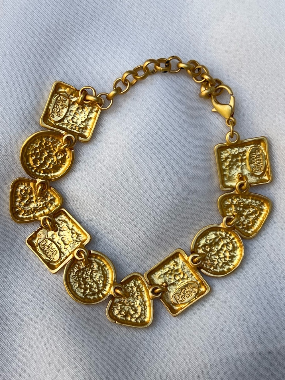 Joan Rivers Geometric Bracelet with Black Enameling - Picture 3 of 6